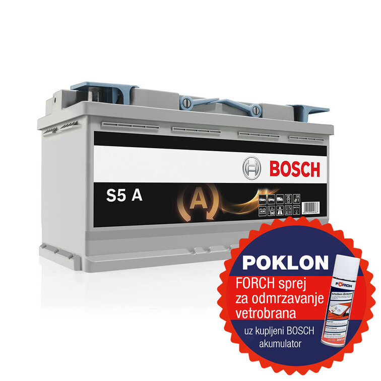Akumulator Bosch S5 80Ah | Sa AGM Tehnologijom